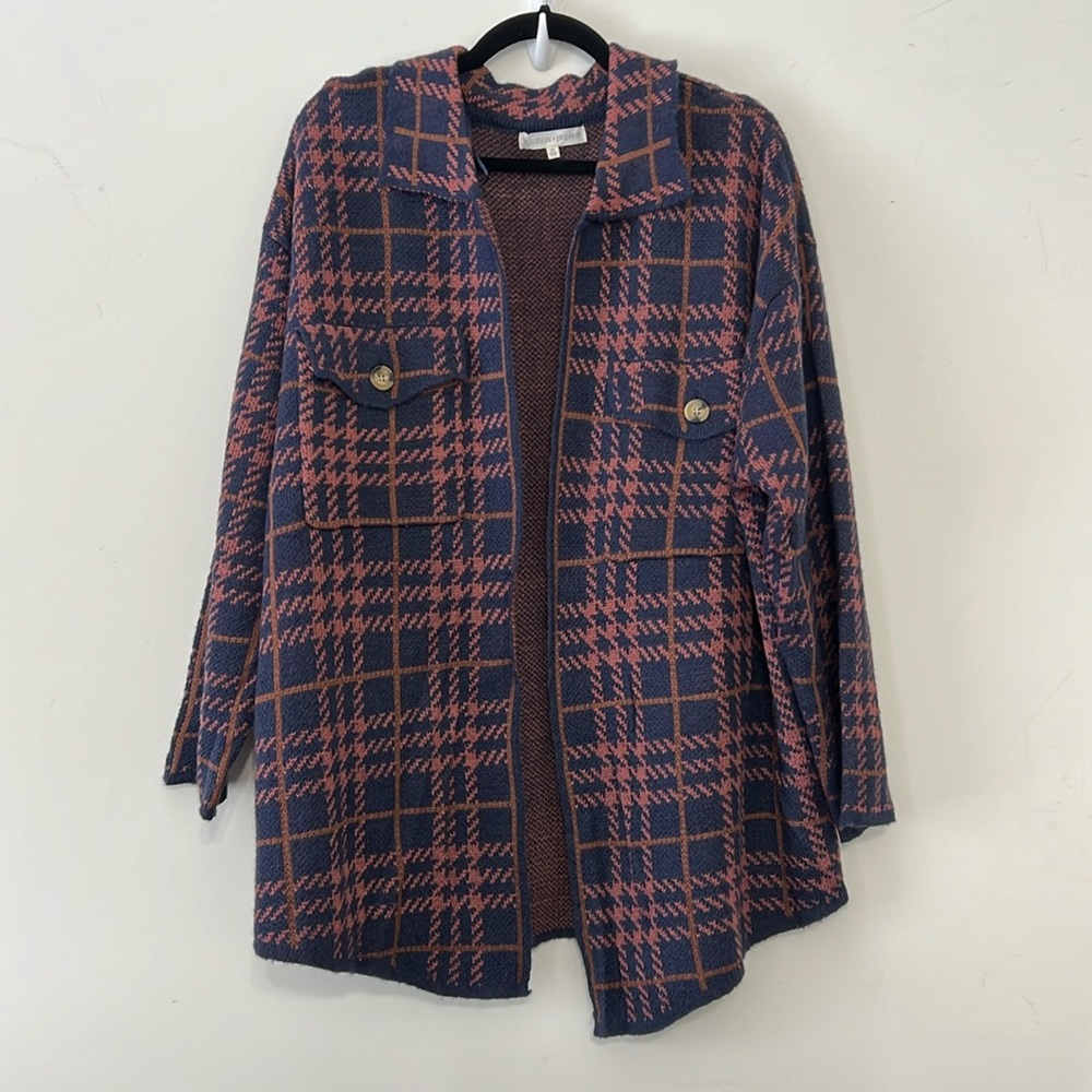 NWOT Madison & Hudson Plaid Shacket Size 2X